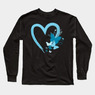 Butterfly Heart (MALS) Long Sleeve T-Shirt